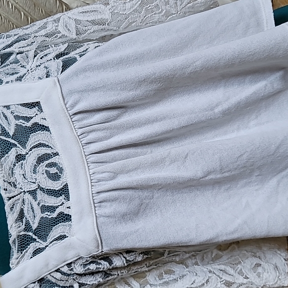 We The Free Lace Crop Top - SZ L - Picture 2 of 6